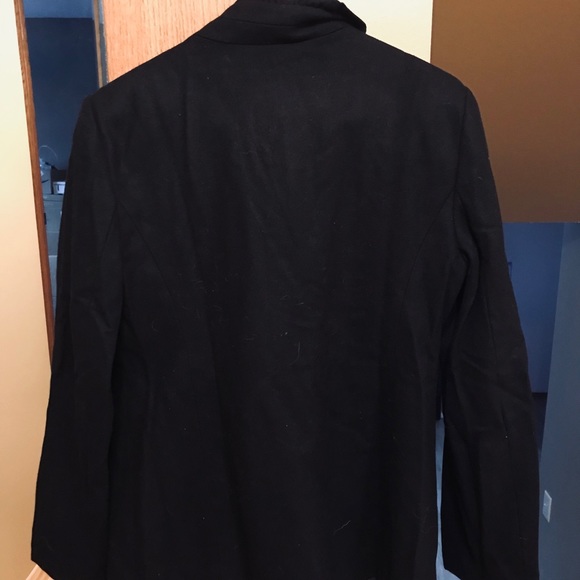 Ann Taylor Ruffled Pea Coat - Picture 2 of 5